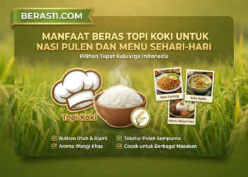 Manfaat-Beras-Topi-Koki-untuk-Nasi-Pulen-dan-Menu-Sehari-hari